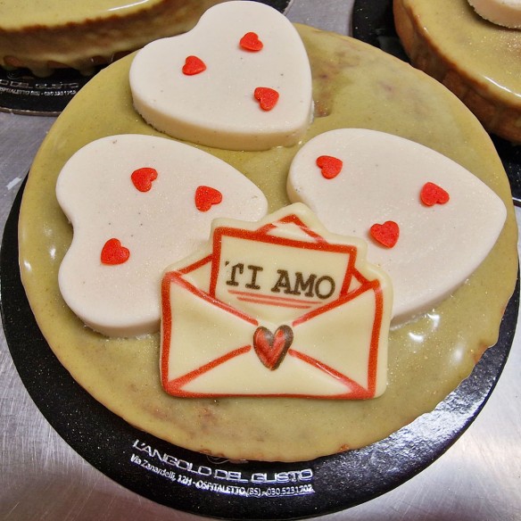 TORTA TI AMO PISTACCHIO