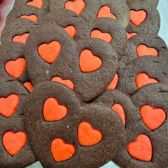 BISCOTTI CUORE BICOLORE